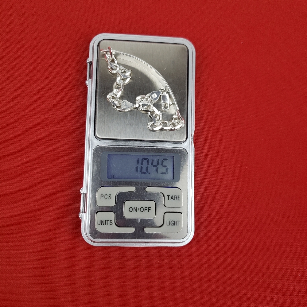 925 sterling silver mens bracelet - Picture 9 of 15